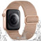 IMIVIO Sport Band Kompatibel mit Apple Watch Armband 40mm 41mm 42mm 38mm Damen Herren, Schmutzabweisend Nylon Elastisch Loop für iWatch Series 10 9 8 7 6 5 4 3 SE Ultra 2 1, Sand Rosa