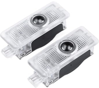 KYPSZQPSH Led Car Door Welcome Light Projector Lamp Compatible With CLA C117 AMG CLS C218 W218 W219 E Class A 207 C207 Accessories(For AMG logo)