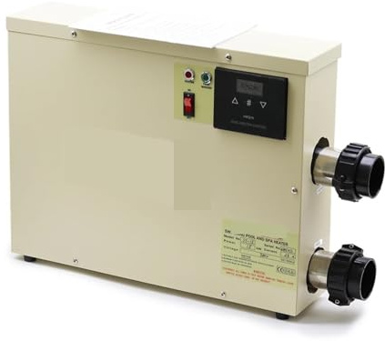 JCKJWL 15KW Warmwasserbereiter Schwimmbad Wärmepumpe for Badewanne Thermostat 220v/380v Schnelles und effizientes Heizen(7.5KW 220)