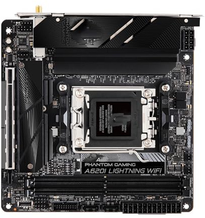 Processore Scheda madre Fit For ASROCK A620I LIGHTNING WIFI A620 AM5 DDR5 supporta Ryzen 5/7/9 7950X 7800X3D 7600X 7900X CPU SATA3 M.2 Mini-ITX