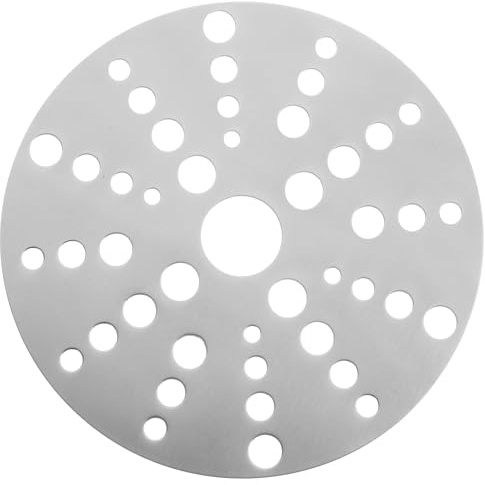SEWOART Adapterplatte mit Wärmeleitfolie aus Edelstahl für Induktionsherd und Langer Lebensdauer in Silber für Küchengefäße Wie Kochtopf und Bräter