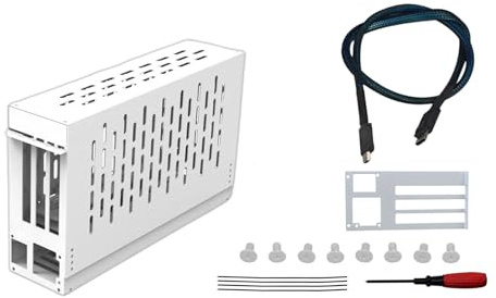 Base gráfica externa portátil con conexión PCIe4.0 de tamaño completo GPU de escritorio de aluminio para laptop