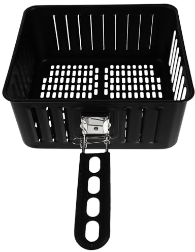 GALPADA Cesta Bordes Redondeados de 6 litros para Eléctrica Freidora Cuadrada en Acero al Carbono y Diseño Fácil de Almacenar para Cocina Doméstica