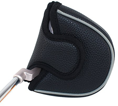 Big Teeth Schlägerhaube für Golfschläger, Putter, magnetisch, für Ping Odyssey, Schwarz