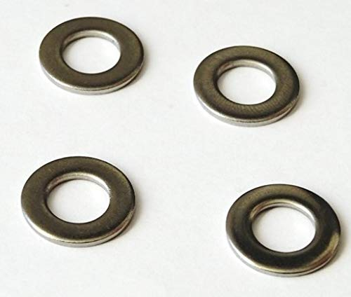100 Stück Unterlegscheiben DIN 125-5,3mm für M5 - Form A - A2 Edelstahl - Beilagscheiben - V2A (100, für M5)