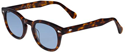 XLAB 8004 Lunettes de soleil, 48mm, Écaille/Bleu clair, Unisex
