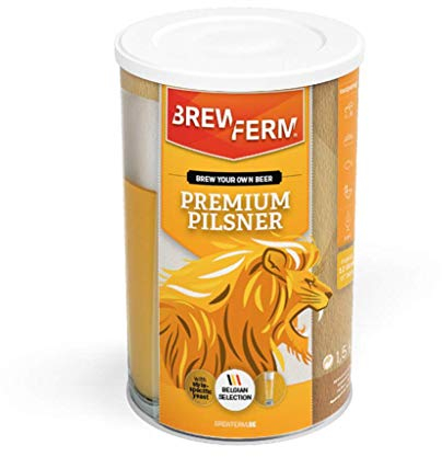 Brewferm - Bierkit Premium Pilsner - Bierbrauset Zum Selber Brauen - 12 Liter - Ein echtes Luxus-Pilsner