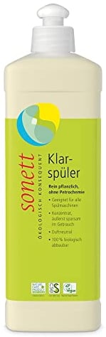Sonett Lot de 6 flacons de liquide de rinçage bio 500 ml
