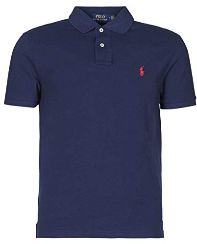 Polo Ralph Lauren Mod. 710782592 Polo Piqué Manches Courtes Slim Fit Homme Noir