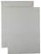 500x Versandtaschen B5 gummiert, mit/ohne Fenster (B5-176x250mm) (grau/ohne Fenster)