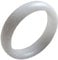 AKT Natürliches Weißes Jade Armreif Damen Temperament Schmuck Edelsteine Zubehör Echtes Jade Armband,61-63mm