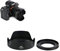 JJC Paraluce per Obiettivo Sony FE 28-60mm F4-5.6 per Sony 16-50mm F3.5-5.6 II su ZV-E1 ZV-E10 A7C A7 A6000 A6400 A6600, Paraluce Reversibile con Anello Adattatore da 40,5 mm