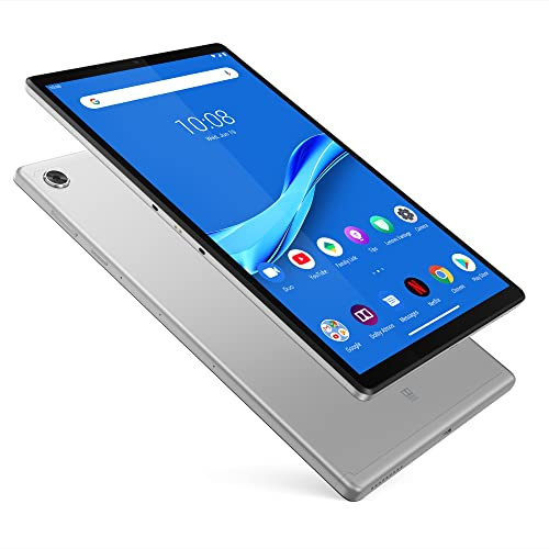 Lenovo M10 FHD Plus - Tablet de 10.3 Full HD (MediaTek Helio P22T, 4 GB de RAM, 64 GB ampliables hasta 256 GB, Android 9, 4G LTE, WiFi y Bluetooth 5.0), Platinum Grey (Reacondicionado)