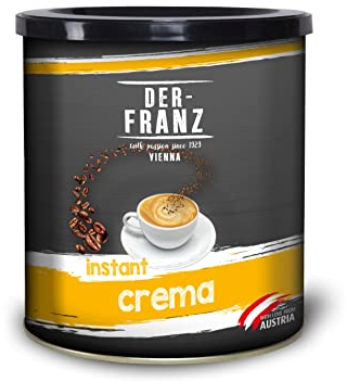 Der-Franz Crema Instant-Kaffee, Intensität 4/5, 100% Arabica, 200 g