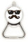 Sunglasses Beard Man Pixel Metal Beer Bottle Cap Opener Duty Stainless Steel