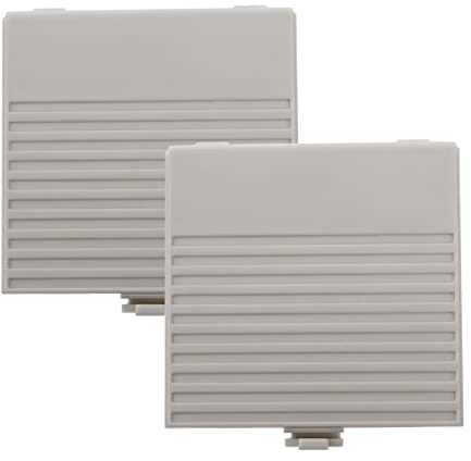 Ersatzbatterie für Akku für Game Boy Gameboy, Kunststoff, Grau, 2 Stück