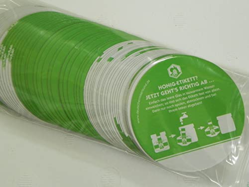 Generisch 2 x 120 Deckeleinlagen f.500g DIB-Glas versch.Motive (7 ct/STK) Imker Imkerei Honig