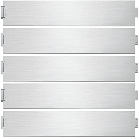 Tubiaz Rasenkante verzinkt Metall 5m 10m 15m 20m 25m 30m 35m 40m 45m 50m 100x18cm verzinkt Beeteinfassung Beetumrandung Mähkante Metall Palisade, Verschiedene Längen erhältlich, Länge 5m