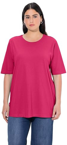 Ulla Popken Damen Shirt magentapink 42+