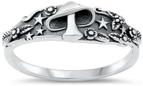 Joyara Sterling Silber 925 Pilz Ring