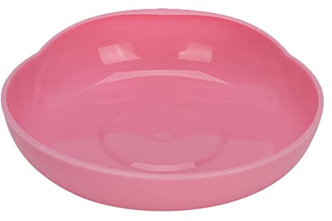 Plato A Prueba de Derrames para El Cuidado de Personas Mayores, Plato Redondo con Base de Ventosa Plato con Borde Elevado para El Cuidado de Personas Mayores Vajilla Antideslizante para Una Alimentaci
