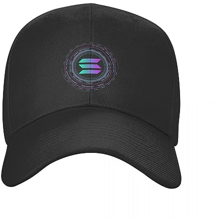 Basecap Solana Crypto SOL Token Baseballmütze Rave Golf Cap Angelkappen Herren Mütze Damen Geschenk