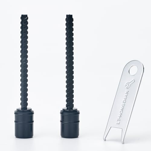 2PCS Hongdian Piston Rods with One Wrench Accessory Set for Hongdian Piston Fountain Pen, Old Version, Black