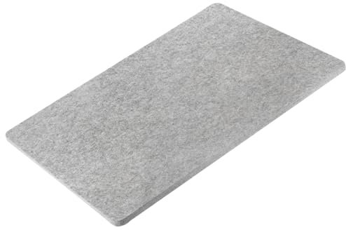PATIKIL Wool Pressing Mat, 24 x 17 Wool Ironing Pad Blanket 0.5 Thickened Heat Resistant Quilting Ironing Pad for Quilters Sewing Craft, Grey