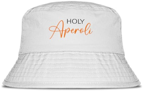 Prozente Momente Holy Spritzi Fischerhut | Anglerhut | Sonnenhut | Sommer | Party | Lustige Sprüche | OneSize | Malle | Urlaub | Weiß