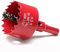 54mm Hole Saw, HSS Bi-Metal Hole Cutter with Drill Bit, Heavy Duty Hole Saw for Wood, Plastic, Drywall, Fiberglass, Red