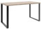 Lomadox Büro Arbeitstisch Schreibtisch in San Remo Eiche, B/H/T ca. 140/75/70 cm