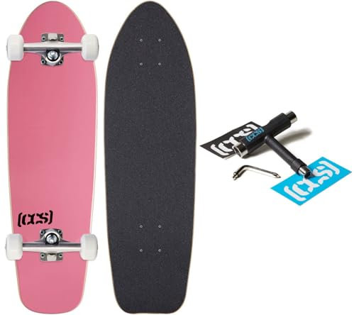 [CCS] Logo Cruiser Skateboard complet Rose 68,6 x 20,3 cm