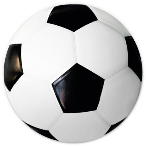 younikat Mauspad mit Fußball Motiv I Ø 22 cm rund I Mousepad in Standard-Größe I rutschfest I dv1464