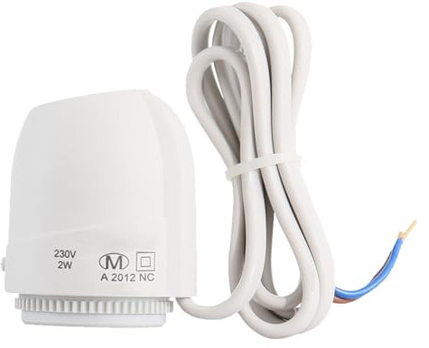 Actionneur thermique électrique 30 x 1,5 mm 220 V Normalement fermé Vannes Tête Séparateur d'eau Chauffage au sol Vannes de radiateur