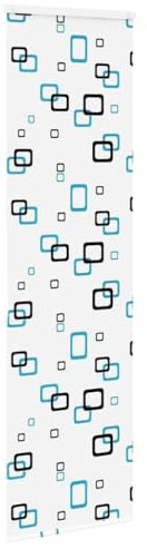 Gecheer Duschrollo, Duschvorhang, Badewannenvorhang, mit Kassette 80x240 cm Stoffbreite 76 cm