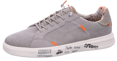 Fusion Leinenschuh Grau in Größe 42