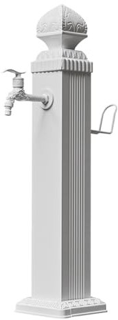 HARELA Fontana da Giardino Esterno in Lega di Alluminio, Fontana da Giardino in Stile Antico, Fontana a Colonna, per irrigazione Esterna, Ideale per fattorie e pascoli(72cm/28.3in)