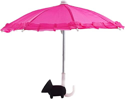 Phone Umbrella Holder Mini Sun Shade With Suction Cup Mount Phone Stand Anti-Glare Outdoor Sunlight Cover Mobile Phone Holder