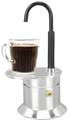 Compact Coffee Maker | Pentola in alluminio POT LIGHTWETLE | Campeggio, all'aperto, viaggi, casa, cucina, giardino, picnic, alpinismo, barbecue, escursioni, portatile, caffettiera, gocciolamento, eleg