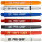 Bullydarts Target Pro Grip Dartschäfte mit Feststellringen – 15 Schäfte (5 Sets), rot / weiß, Intermediate - 41mm