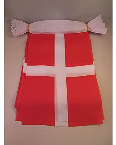 AZ FLAG - Guirlande Drapeau Savoie - 12 Mètres Avec 20 Drapeaux Savoyard De 45x30 cm - Fanions 100% Polyester - 200g