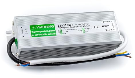 Wasserdichter IP67-LED-Treiber, Netzteil, Transformator, 240 V, DC12 V, für LED-Streifen, UK (120)