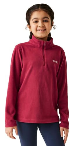 Regatta Hotshot II Kids Half Zip Fleece Rumba Red
