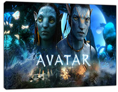 artsprints Avatar Filmstars-Bild, Druck auf gerahmter Leinwand, Wandkunst, Heimdekoration