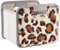 meori Faltbox Mini in Plüsch/Leopard Sandfarben – Kleine Klappbox mit Griffen – Geschenkidee und Allzweck Aufbewahrungslösung - 1015172 - 16,5 x 12,5 x 14 cm