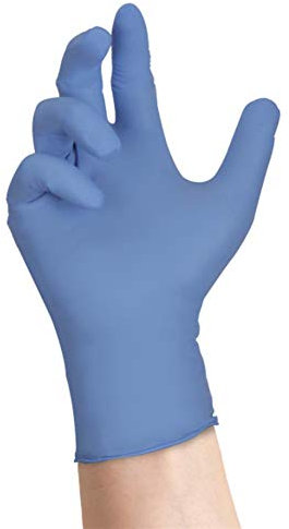 Guanti Nitrile High Weight (alto spessore) tg L senza polvere cf 100 pz