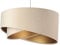 BPS Koncept Galaxy E27 Pendelleuchte, 50 cm Durchmesser,Polyvinylchlorid, Beige/Weiß/Goldene, 060-029