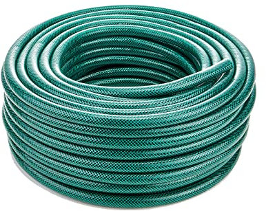 HOMECALL 30 Metre Reinforced PVC Garden Outdoor Water Hose