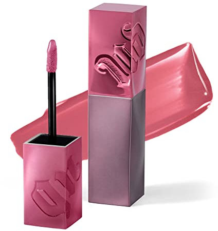 Urban Decay Vice Lip Bond Glossy Longwear Liquid Lipstick (Cuffed Up - Light Bubblegum Pink), Transfer-proof, Smudge-proof, Up to 16HR Wear, Vegan, Cruelty-free - 0.14 fl oz