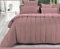 Genr Trapunta Modern Letto Singolo 1 Piazza e matrimoniale Tinta Unita Double Face Vari Colori Egidio Alfio (Rosa rosa cipria, 1 posto)